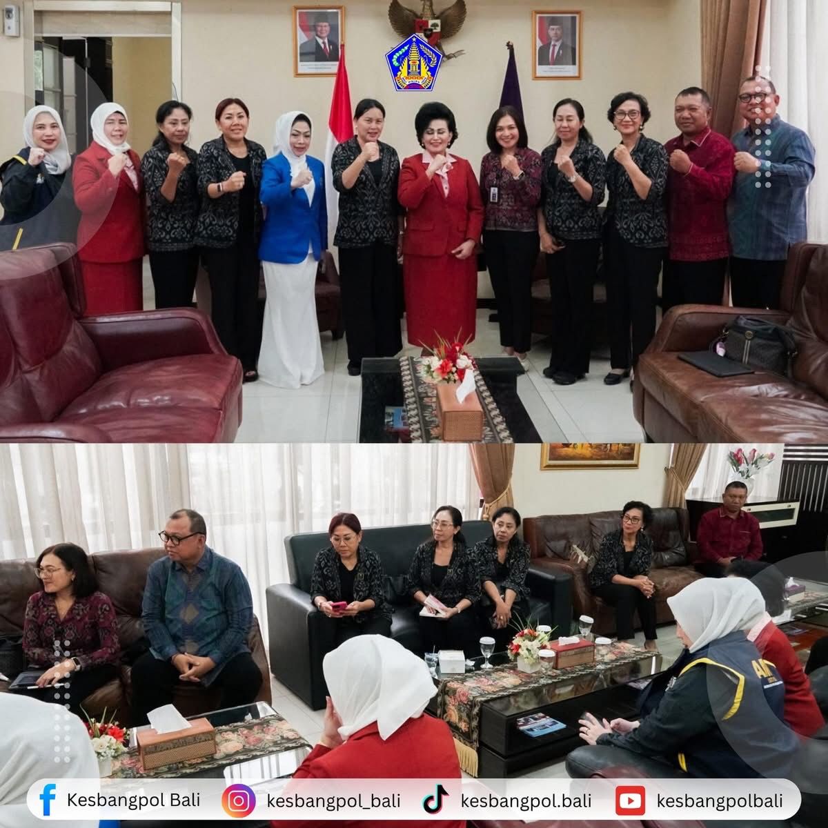 kaban-kesbangpol-bali-dampingi-ketua-bkow-provinsi-bali-sinergi-kelembagaan-dan-penguatan-peran-organisasi-perempuan