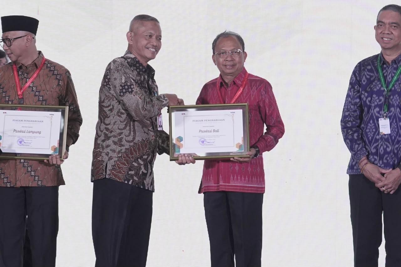 KPK Apresiasi Bali, Gubernur Koster Terima Penghargaan atas Kontribusi Aktif Dukung SPI Pendidikan 2026