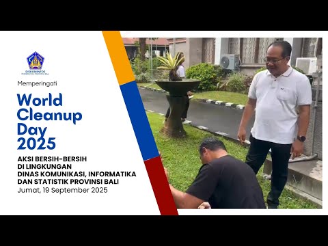 peringati-world-cleanup-day-2025-diskominfos-bali-lakukan-aksi-bersih-besih