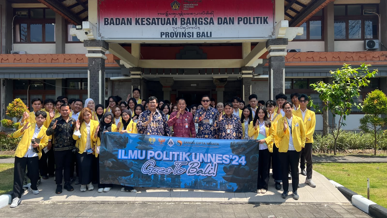 Badan Kesbangpol Bali Terima Kunjungan KKL Mahasiswa Ilmu Politik Universitas Negeri Semarang