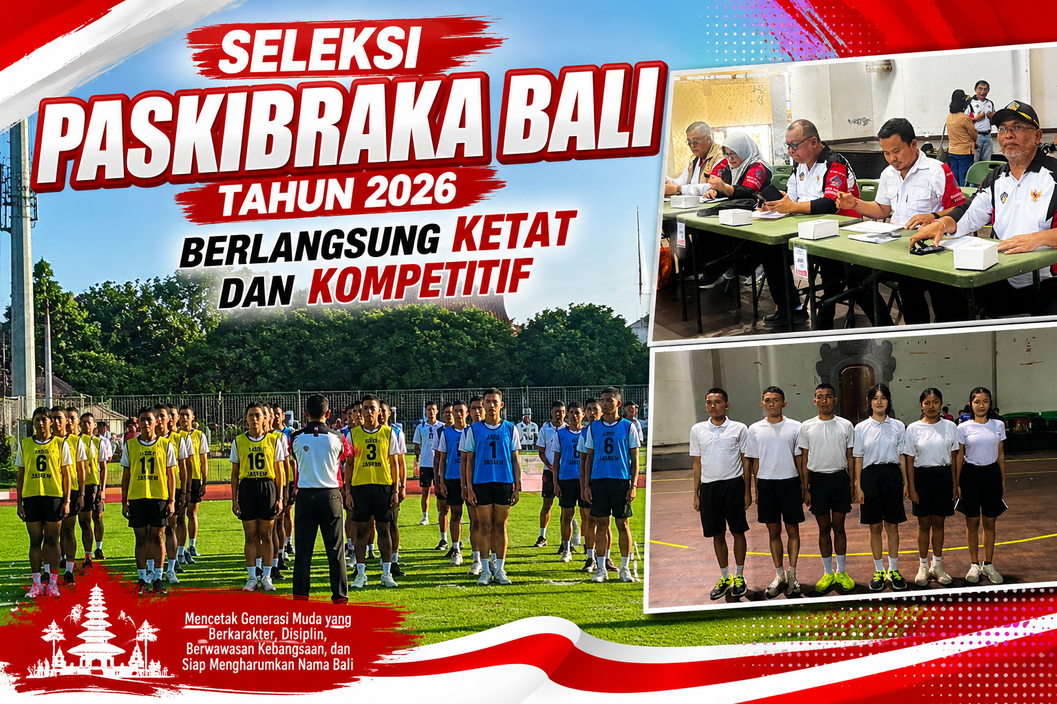 Seleksi Paskibraka Bali 2026 Tuntas, Enam Putra-Putri Terbaik Lolos ke Tahap Nasional