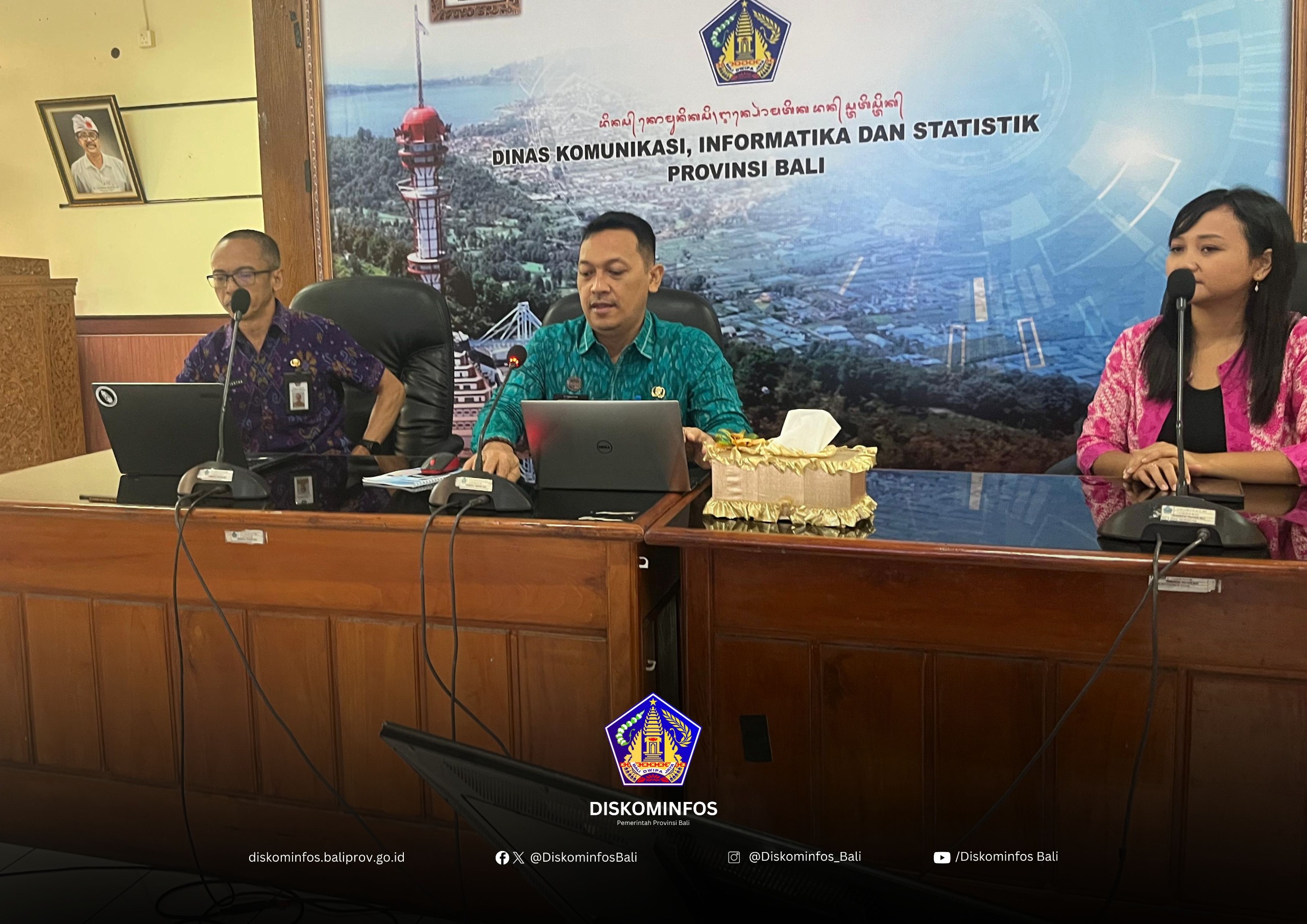 Perkuat Wawasan Dunia Kerja, Siswa SMK Negeri 6 Denpasar Kunjungi Diskominfos Bali