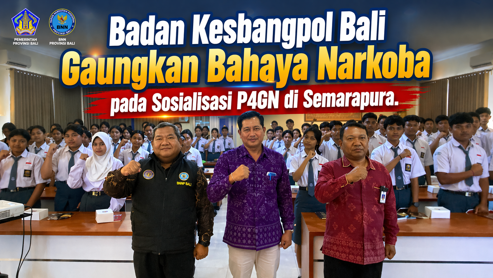 badan-kesbangpol-bali-gaungkan-bahaya-narkoba-pada-sosialisasi-p4gn-di-semarapura